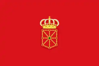 Bandera de Navarra durante el periodo 1910-1931