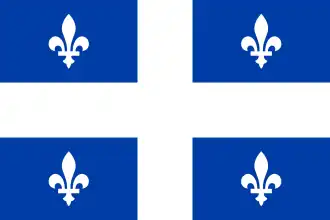 Bandera de Quebec