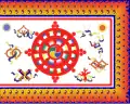 Reconstrucción de la bandera de Sikkim (1914-1962)