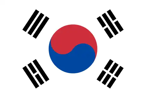 Bandera de Corea del Sur