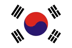 Bandera de Corea del Sur