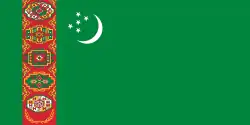 Bandera de Turkmenistán