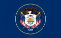 Antigua bandera estatal de Utah, utilizada desde 2011 hasta 2024.