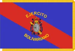 Estandarte del Ejército Nacional de Venezuela.