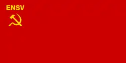 Bandera de la República Socialista Soviética de Estonia