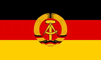 Bandera de Alemania Oriental
