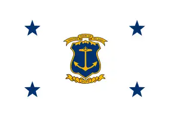 Estandarte del Gobernador de Rhode Island