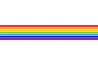 Bandera del óblast autónomo Hebreo.