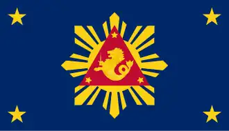 Bandera del Presidente de las Filipinas (1948-1951)