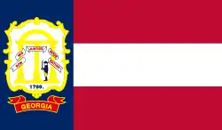 Bandera de Georgia 1906–1920