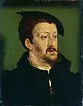 Retrato del emperador Carlos V, escuela flamenca, ca. 1535.