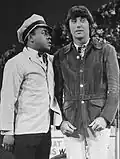 Flip Wilson y Joe Namath en 1972