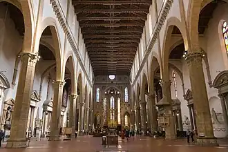 Basílica de la Santa Cruz, en Florencia (1294-1385)