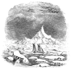 El Flying Fish cerca de la Antártida