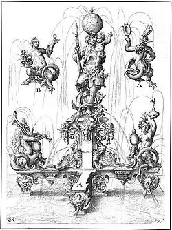 Fuente con San Cristóbal (pl. 82).