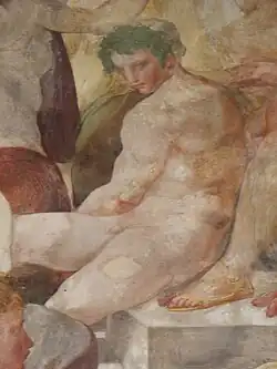 Castillo de Fontainebleau, pintura en el salón de baile ("Salle de Bal").