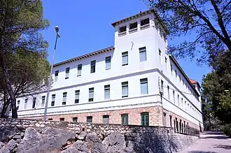 Vista general del Hospital Ferris en el Sanatorio de Fontilles, en Vall de Laguar (Alicante), 2017.