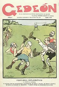 Foot-ball diplomático, de Xaudaró (1904).