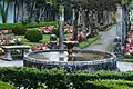 Fotografía de Alejandro Braña. Fuente y pérgola en el Parque de Ferrera (Avilés, Asturias).
