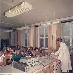 Aula de electrónica, 1979