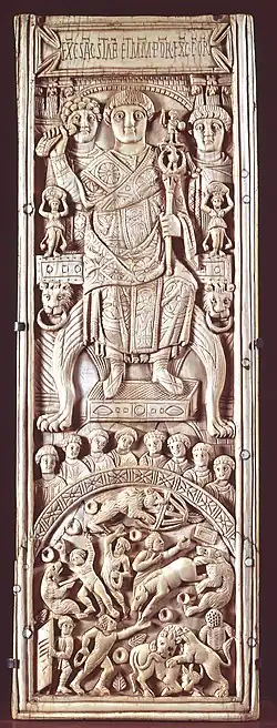 Díptico de Areobindo Dagalaifo Areobindo, cónsul en 506