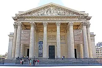 Pórtico hexástilo doble de Santa Genoveva (1764-1790) (hoy Panteón), París