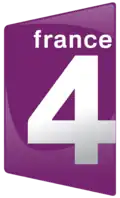 Logo de France 4 del el 7 de abril de 2008 al 19 de septiembre de 2011