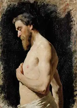 «Figura maschile nuda» (Filippini, 1878)
