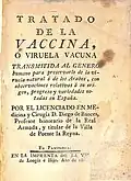 Tratado de la vaccina o viruela vacuna de Diego de Bances, "titular de Puente la Reina" (1802)