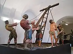 La Elevación de la Cruz. Museo Nacional de Escultura, Valladolid.
