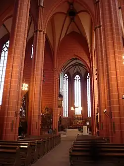 Interior de la catedral de Frankfurt