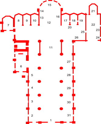 Planta de la iglesia