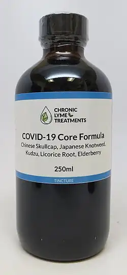 Tratamiento fraudulento contra el COVID-19