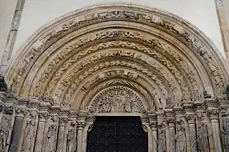 Goldene Pforte, ca. 1230, en la catedral de Friburgo