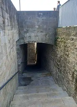 Bajada de la ronda al plano del Semibaluarte de Parma.