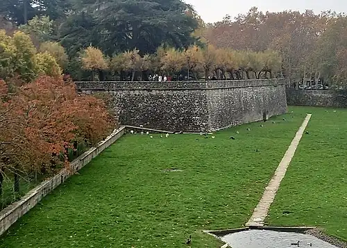 Baluarte de la Taconera, visto desde el oeste