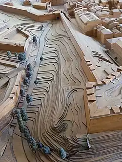 Subida desde el molino de Caparroso a la puerta de la Tejería