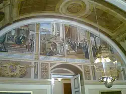 Frescos en el palacio