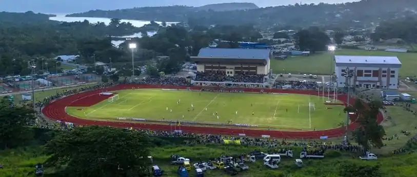 El Freshwater Stadium en la capital Vanatuense de Port Vila fue la sede de la final.
