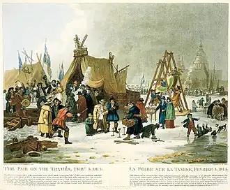 Feria de Hielo, Río Támesis, 1814