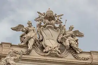 El escudo del papa Clemente XII.