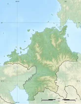 Estrecho de Kanmon ubicada en Prefectura de Fukuoka