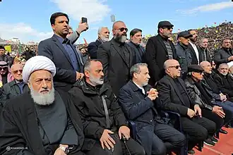 Dignatarios libaneses y extranjeros presentes en el acto.