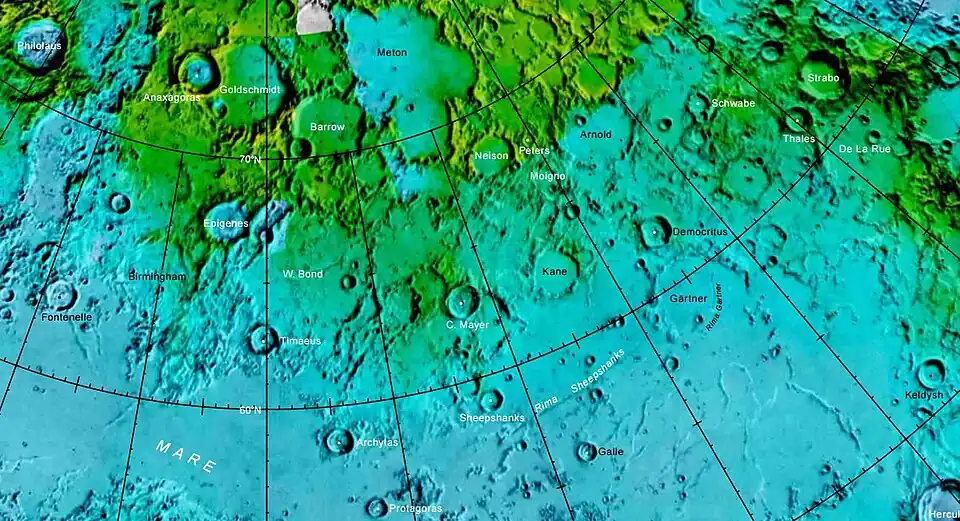 Localización de Strabo (cuadrante superior derecho de la imagen)