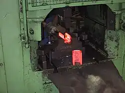 Matriz de forja industrial.