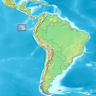 Ubicación de las islas.