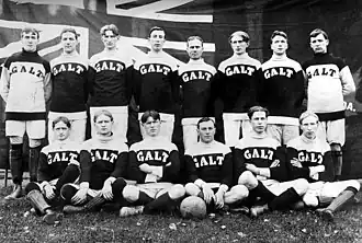 El Galt FC en 1904.