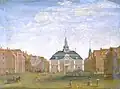 Gammeltorv y el Pozo de Caridad, 1750 (con Eegberg).