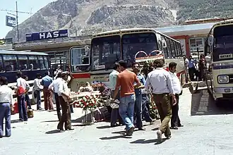Estación de Antakya (Turquía) en 1980