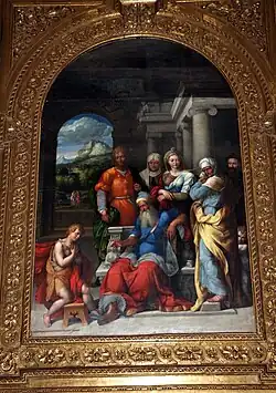 Garofalo, Commiato di San Giovannino dal padre, 1532